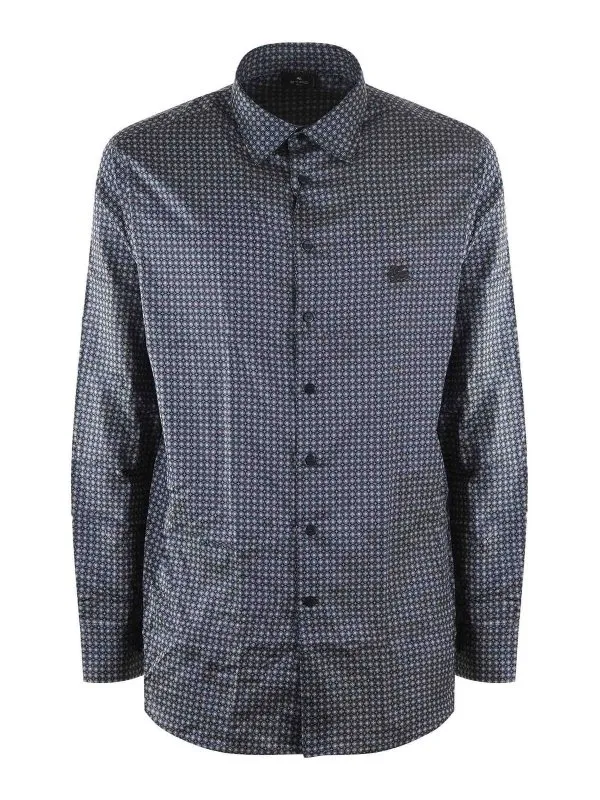 Etro Chemise - Gris - Gris - Homme | 1K5265754200 | thebs.com