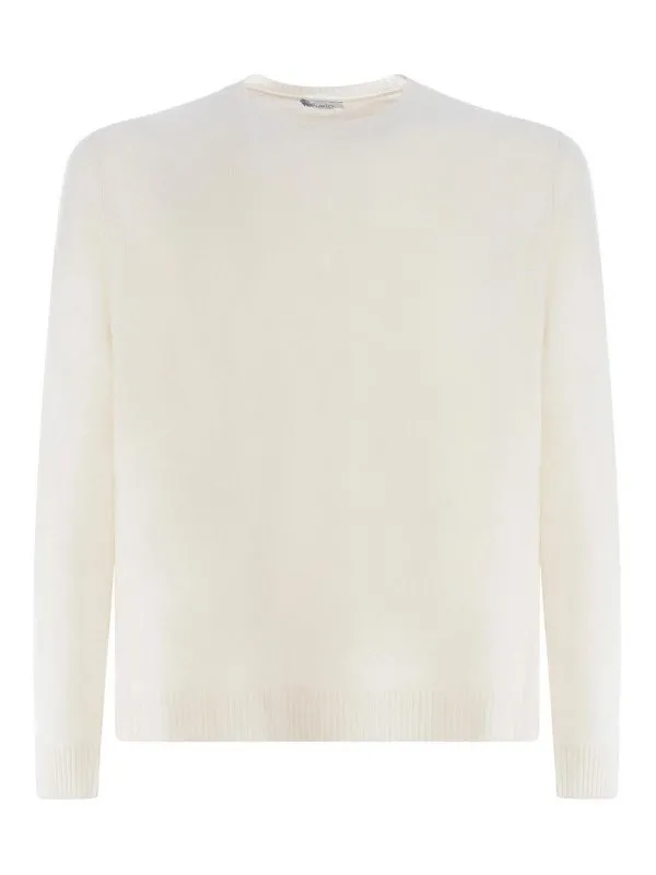 Malo Pull Col Rond - Blanc - Blanc - Homme | UXA140F2K11E2079