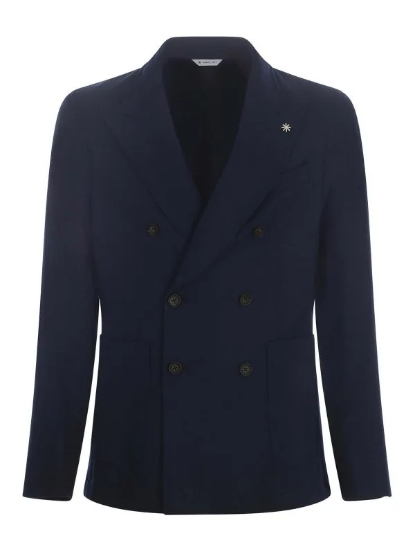 Manuel Ritz Blazer - Bleu - Bleu - Homme | G273823050188