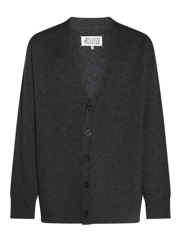 Maison Margiela Pull Col Rond - Gris - Gris | S50HP0014M13058859M