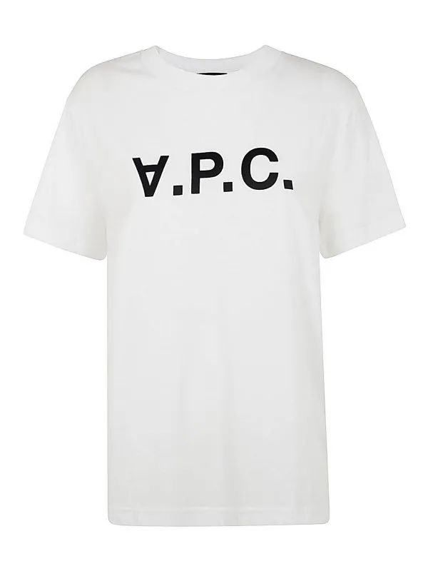 A.P.C. T-Shirt - Noir - Blanc - Femme | COHBMM26384TAE