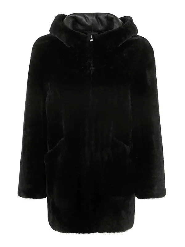Blancha Manteau En Fourrure - Noir - Noir - Femme | 24040300BLACK