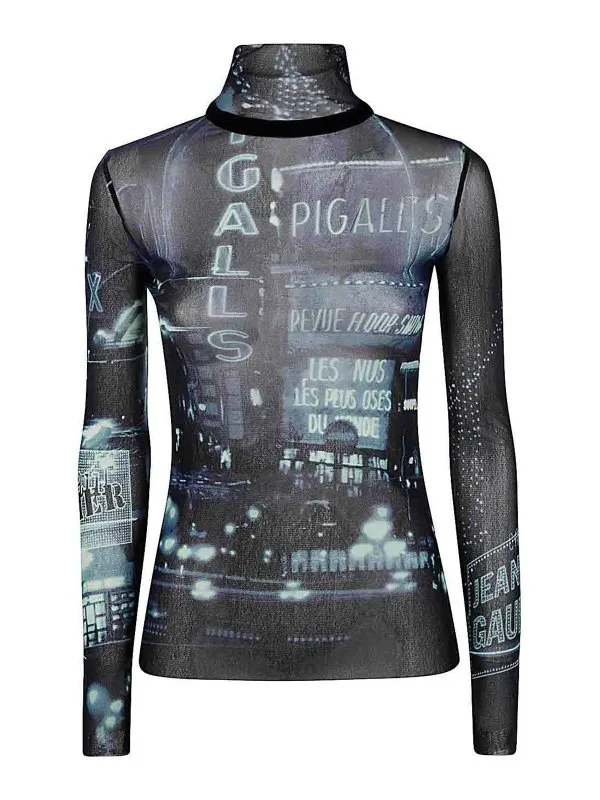 Jean Paul Gaultier Top - Bleu - Bleu | 2430FTO206T55259560100