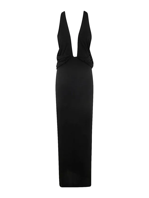 Magda Butrym Robe Au Genou - Noir - Noir - Femme | 10972402