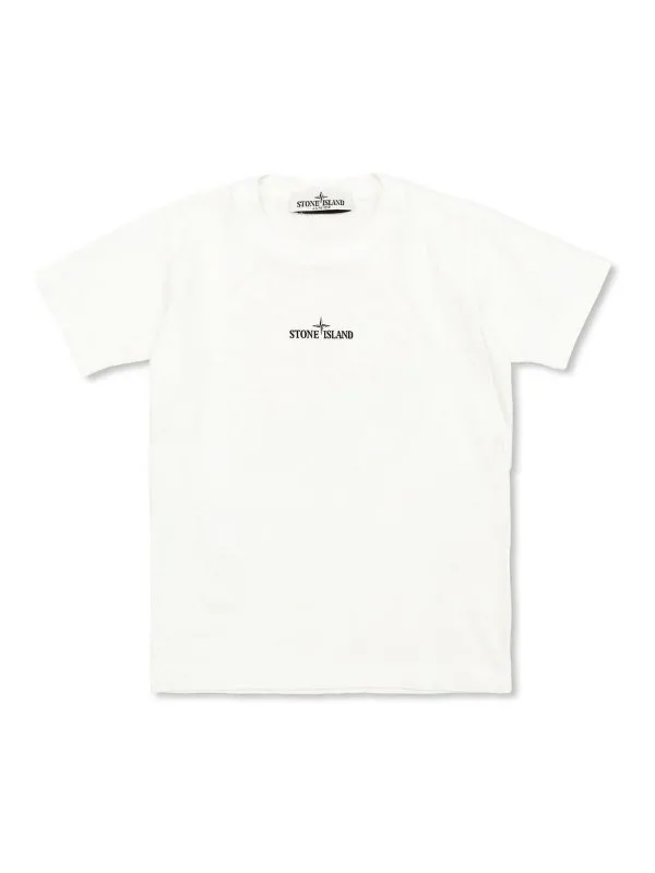 Stone Island Junior T-Shirt - Blanc - Blanc | 811621057V0001