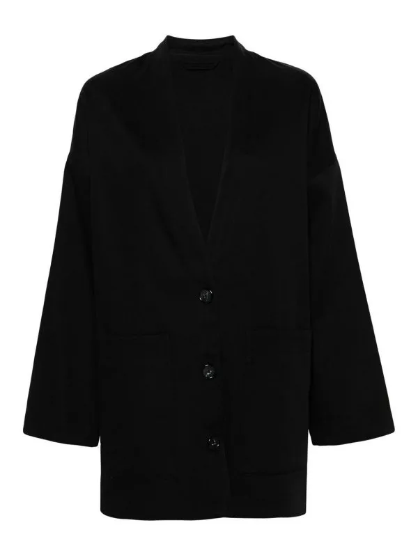 Toteme Cardigan - Noir - Noir - Femme | 243WRO0128FB0188001