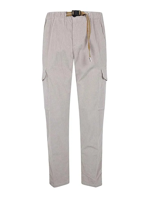 White Sand Pantalons Décontractés - Blanc - Gris | 24WSU5518120