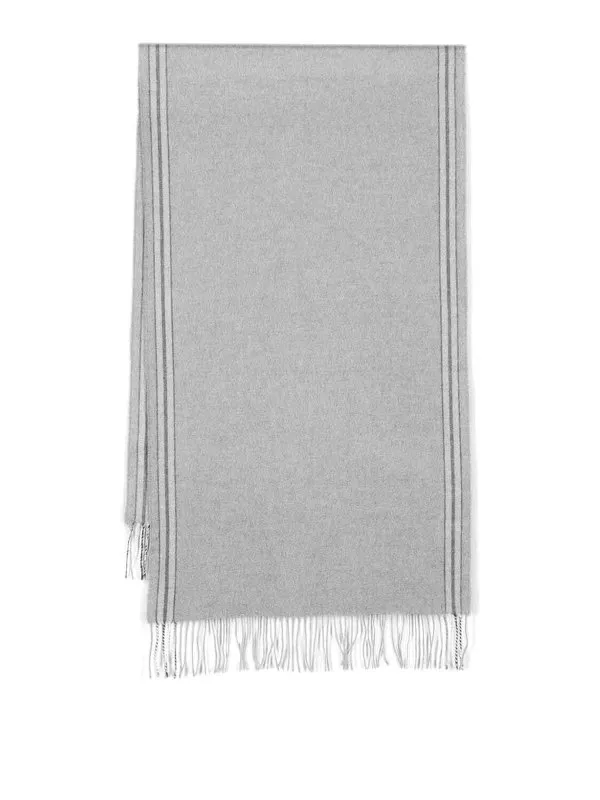 Brunello Cucinelli Écharpe - Gris - Gris - Homme | MSC668AGCKL87
