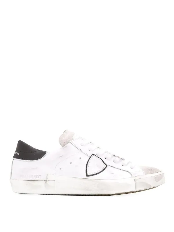 Philippe Model Baskets - Noir - Blanc - Homme | PRLU1011