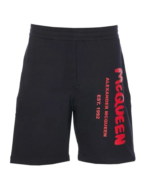 Alexander Mcqueen Short - Noir - Noir - Homme | 688717QTAAB0509