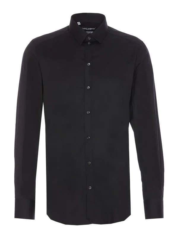 Dolce & Gabbana Chemise - Noir - Noir - Homme | G5EJ1TFU5U8N0000