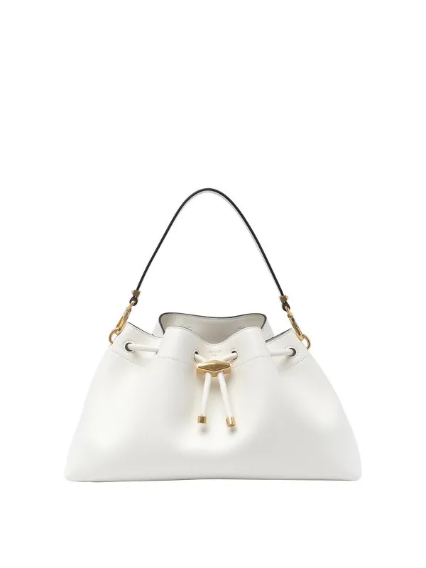 Jimmy Choo Sac Seau - Blanc - Blanc | BONBONBCKTEWHUTLATTEGOLD