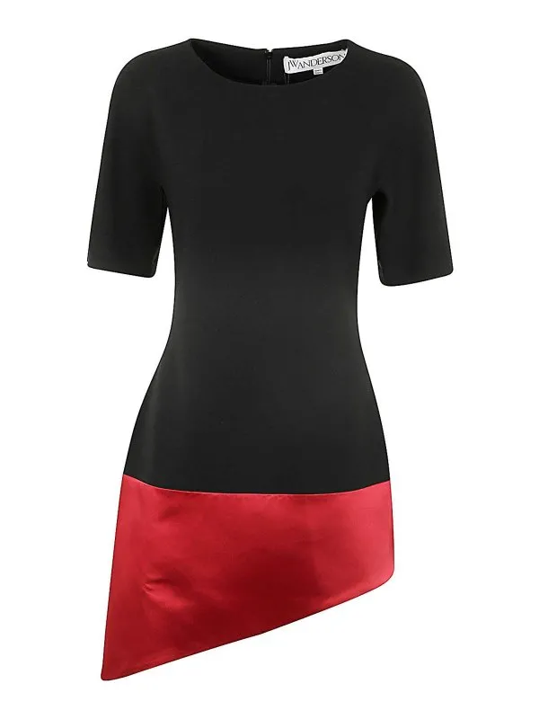 J.W. Anderson Robe Courte - Noir - Noir - Femme | DR0444PG1584988