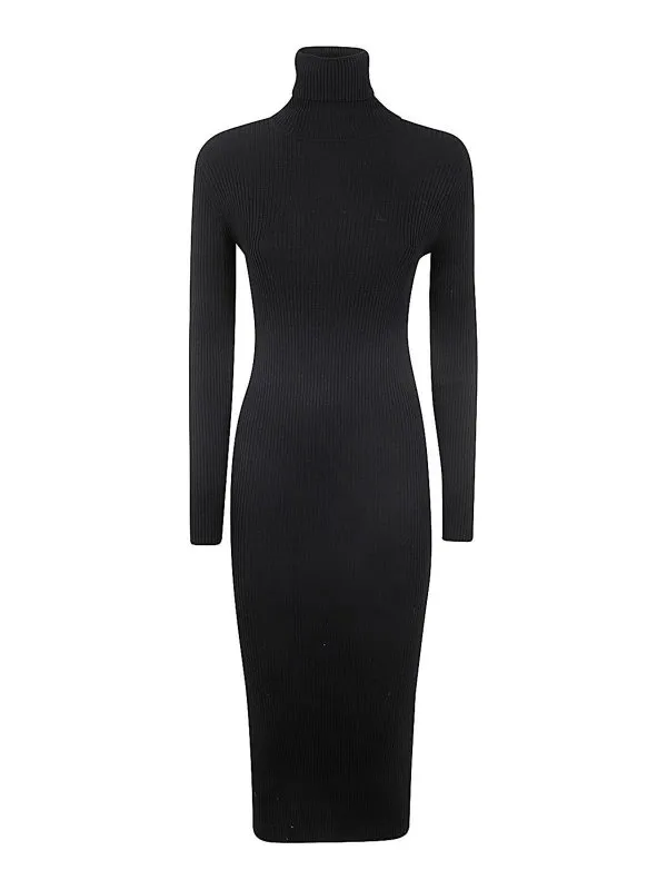 P.A.R.O.S.H. Maxi Robe - Noir - Noir - Femme | D550854ROMY013