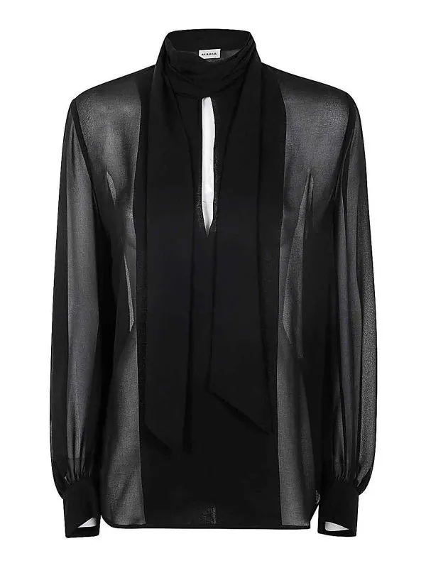 P.A.R.O.S.H. Chemise - Noir - Noir - Femme | D313050POLIDORI24W013