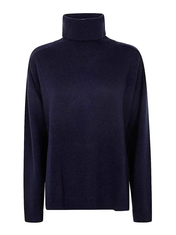 P.A.R.O.S.H. Pull Col Roulé - Bleu - Bleu - Femme | D512927LOOS012