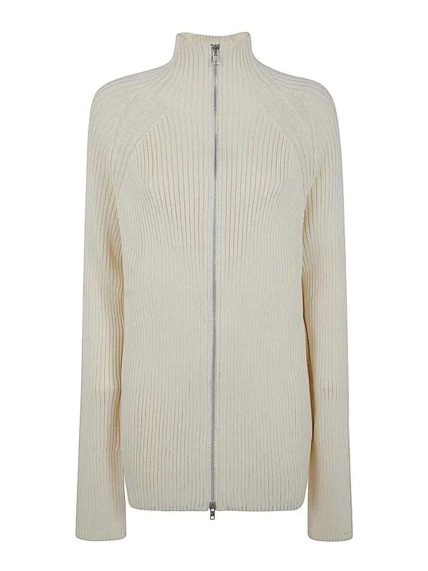 Y'S Pull Col Rond - Blanc - Blanc - Femme | YBK660461