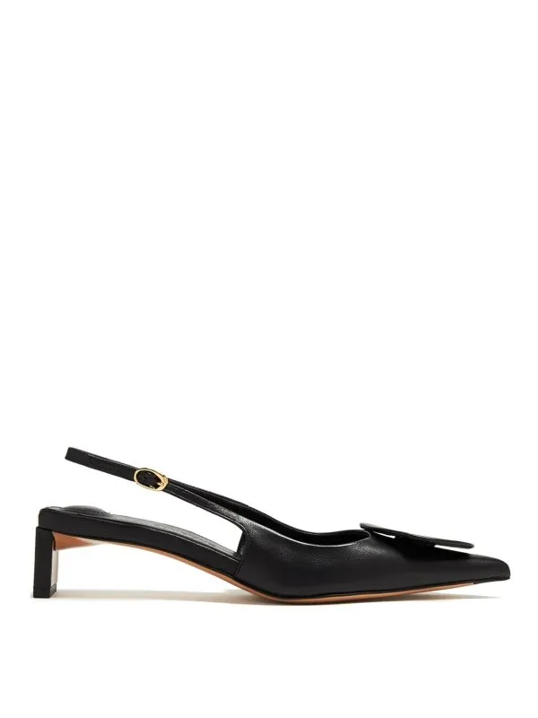 Jacquemus Le Slingback Duelo - Noir - Noir | 241FO0763073990