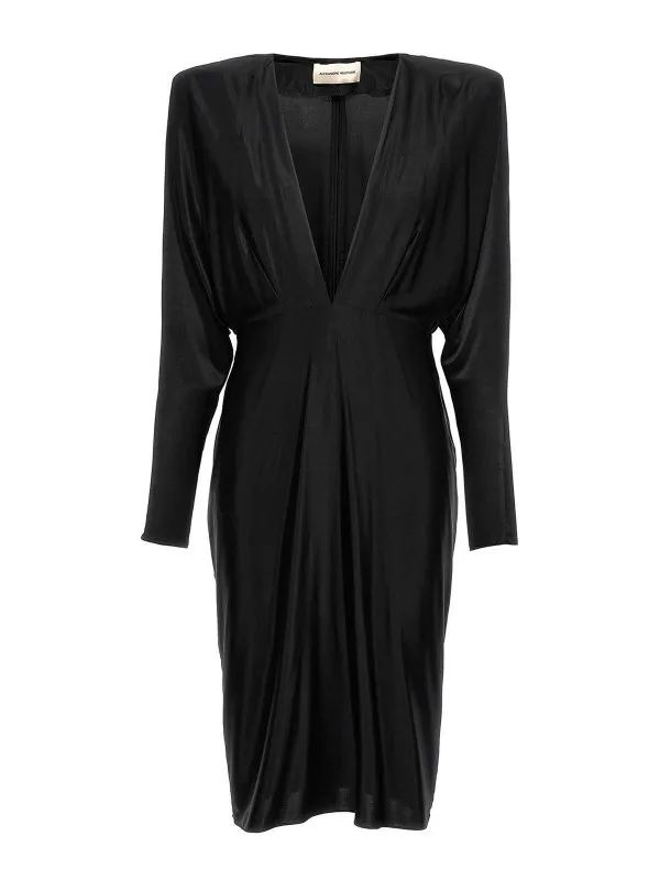 Alexandre Vauthier Robe Au Genou - Noir - Noir | 232DR1934BLACK