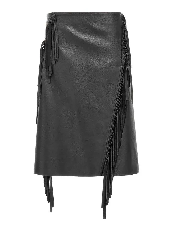 Stella Mccartney Jupe Midi - Noir - Noir - Femme | 630109SJB141000