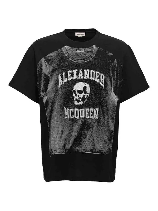 Alexander Mcqueen T-Shirt - Noir - Noir - Homme | 794604QTABP0527