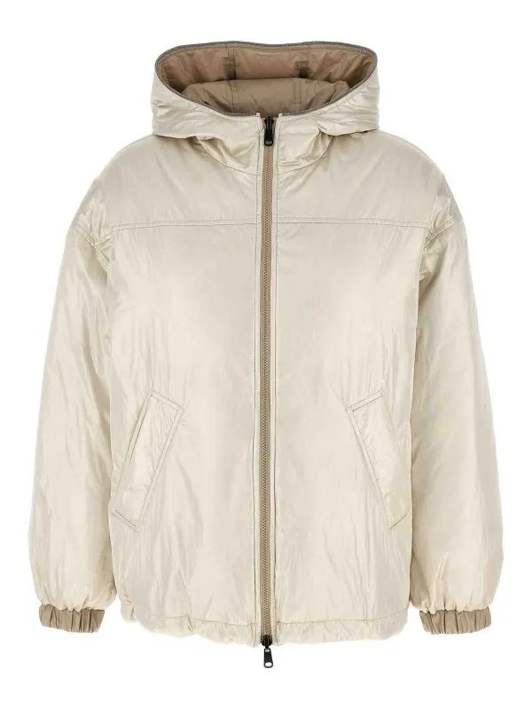 Brunello Cucinelli Blouson Rembourré - Beige | ML1597861PC130