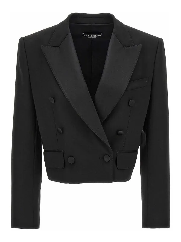 Dolce & Gabbana Blazer - Noir - Noir - Femme | F29MCTFUBE7N0000