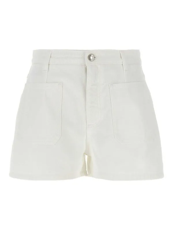Dolce & Gabbana Short - Blanc - Blanc - Femme | FTC37DG8KU9S9001