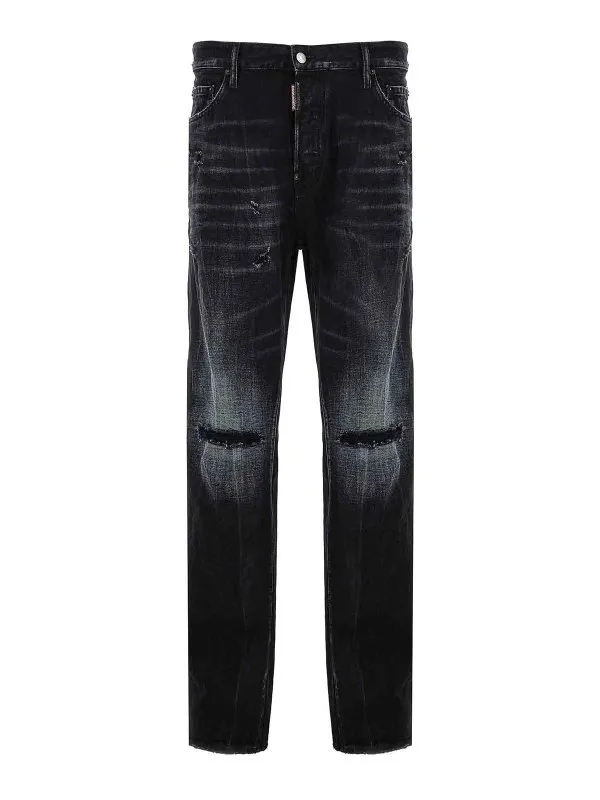 Dsquared2 Jean Bootcut - Noir - Noir - Homme | S74LB1561D30009900