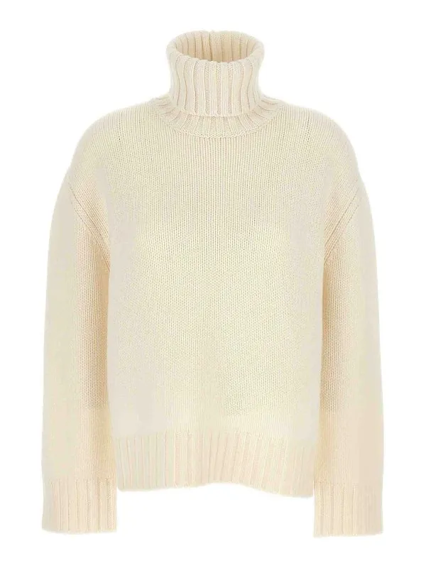 Fabiana Filippi Pull Col Roulé - Blanc - Blanc | MAD214F111N12825