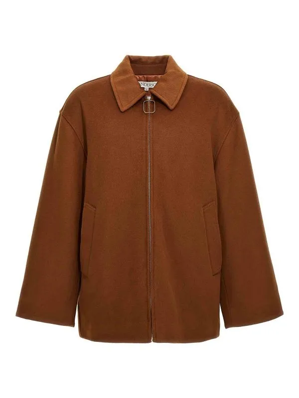 J.W. Anderson Manteau Court - Marron - Marron | CO0306PG1583619