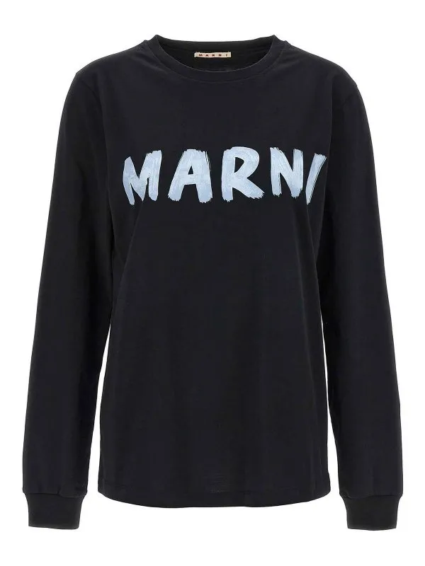 Marni T-Shirt - Noir - Noir - Femme | THJE0294P1USCS11L2N99