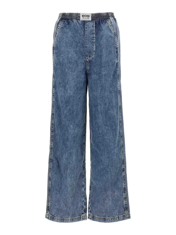 Moschino Jeans Jean Bootcut - Bleu Clair - Femme | 032982241282