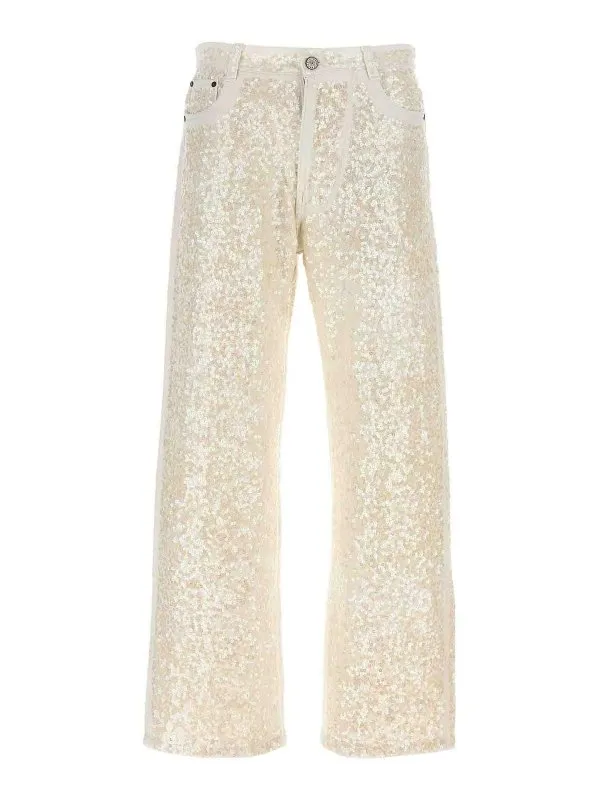 P.A.R.O.S.H. Jean Bootcut - Blanc - Blanc - Femme | D230726GUFF802