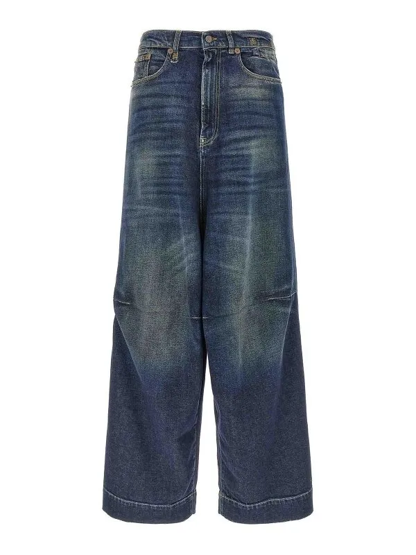 R13 Jean Droit - Bleu - Bleu - Femme | R13WD082D144A | thebs.com