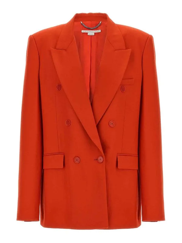 Stella Mccartney Blazer - Rouge - Rouge - Femme | 6501163CU7036527