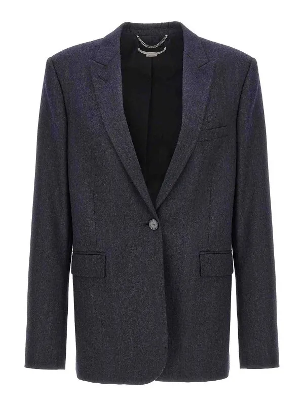 Stella Mccartney Blazer - Bleu - Bleu - Femme | 6501173CU7034000