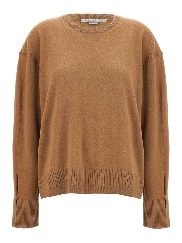 Stella Mccartney Pull Col Rond - Beige - Beige | 6K04213S24152745