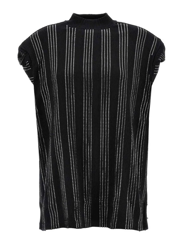 The Attico Maxi Robe - Noir - Noir - Femme | 247WCA359J048T100