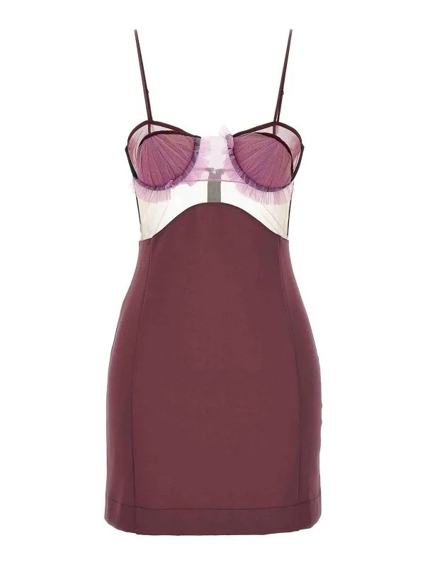 Nensi Dojaka Robe Courte - Violet - Violet | NDAW23DR152CRBRY