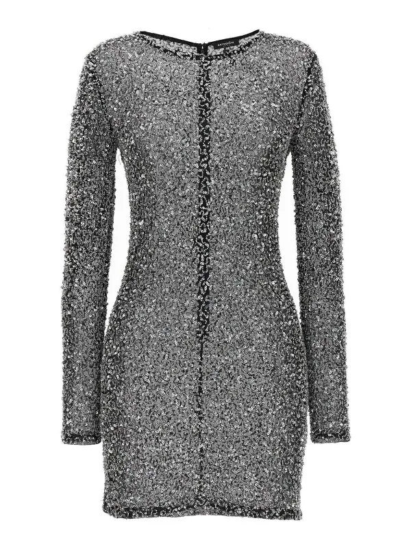 Retrofête Robe Courte - Noir - Noir - Femme | FW237836BLACKSILVER