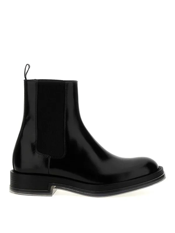 Alexander Mcqueen Bottes - Noir - Noir - Homme | 794479WIFW21256