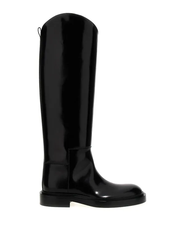 Jil Sander Bottes - Noir - Noir - Femme | J15WW0039P2775001