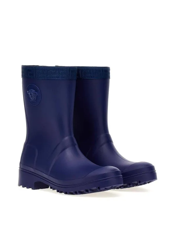 Versace Young Bottes - Greca - Bleu - Femme | 10160481A112401UJ90