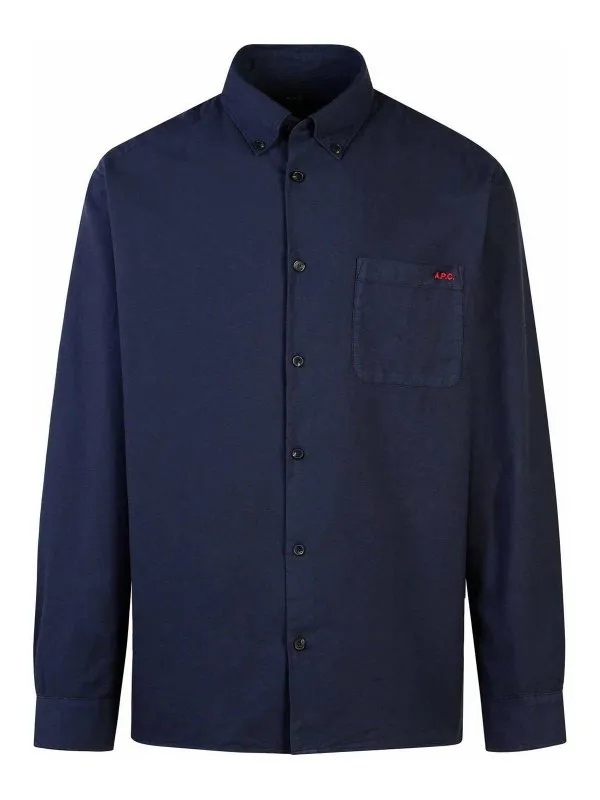 A.P.C. Chemise - Bleu Foncé - Bleu Foncé - Homme | COHAHH12599IAK