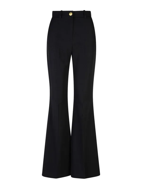 Balmain Pantalon Couturier - Noir - Noir - Femme | DF1PO104WC090PA