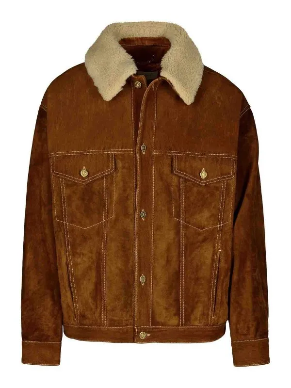 Golden Goose Blouson En Cuir - Marron | GMP02039P00167155194