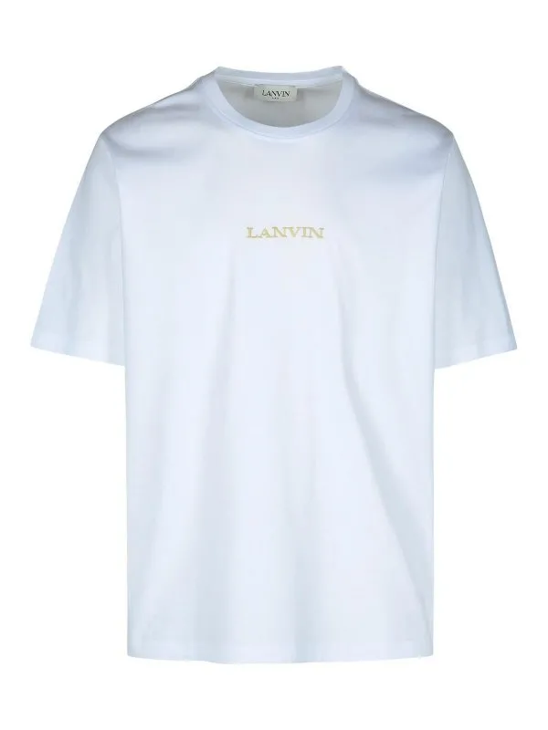 Lanvin T-Shirt - Blanc - Blanc - Homme | RMTS0110J134A2401