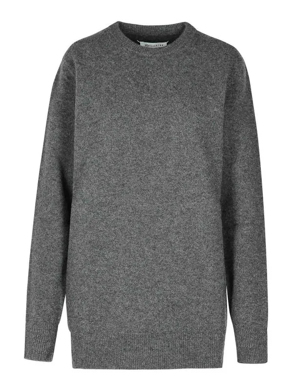 Maison Margiela Pull Col Rond - Gris - Gris | S50HL0024M13058859M