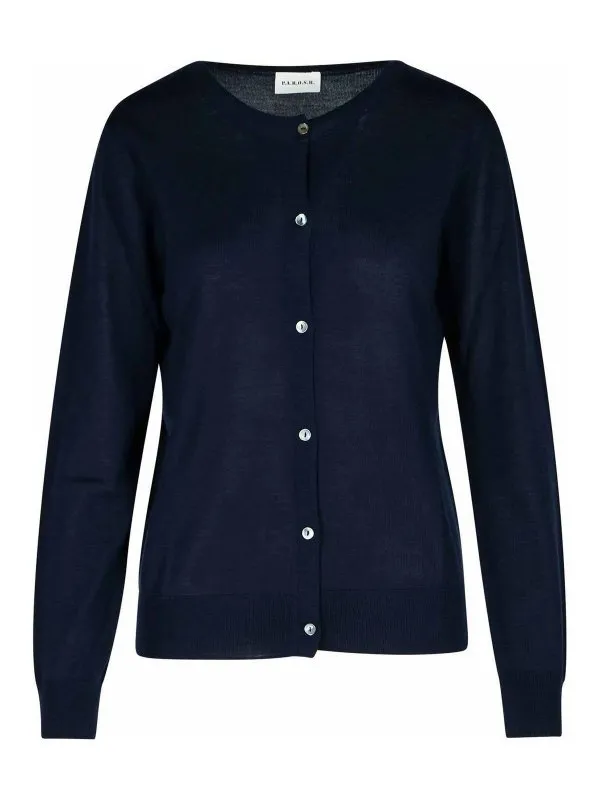 P.A.R.O.S.H. Cardigan - Bleu - Bleu - Femme | LINFA24D520764012